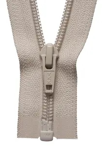 NYLON O/E ZIP 51CM - Nylon Open End Zip: 51cm: Beige - YKK