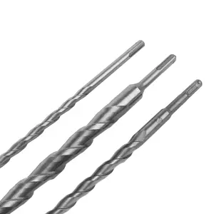 Hardys Masonry Drill Bits Set - 3 Pieces, Extra Long SDS+ Drill Bits, Carbide Tipped - 12mm, 16mm, 24mm, 1000mm Long