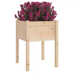 Berkfield Garden Planters 2 pcs 50x50x70 cm Solid Pinewood