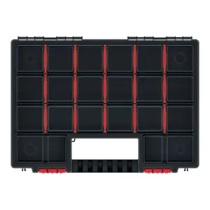 Performance Power Black Organiser with 20 compartments