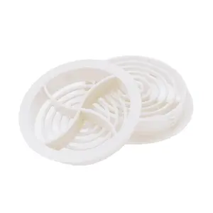 50 x Easy-Trim White Plastic 70mm Soffit Air Vents for Roof Ventilation