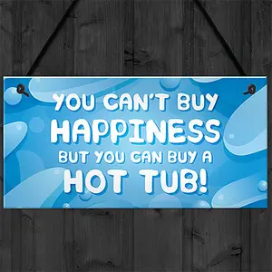 Funny Hot Tub Sign Garden Shed Summerhouse Decking Sign Outdoor Plaque Home Gift