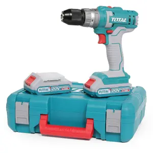 Total Li-Ion 20V Impact Drill (with 2 x Batteries & Charger) - TIDLI201452E