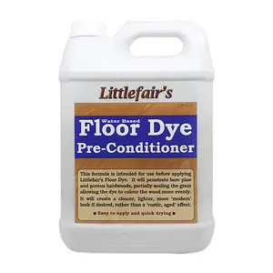 Interior Wood Floor Dye - Pre-Conditioner 2.5ltr - Littlefair's