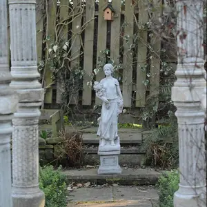 Large Conservatory Female Statue with Bouquet(No Plinth)