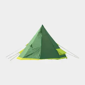 Eurohike Teepee 4 Man Tent with Built in Groundsheet