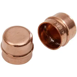 Oracstar Pre Soldered Stop Ends (Pack of 2) Bronze (1.5cm)