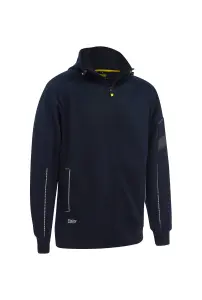 BISLEY WORKWEAR FLEECE ZIP FRONT HOODIE WITH SHERPA LINING Small