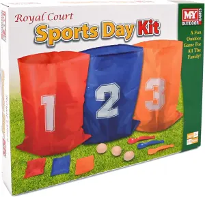 3 in 1 Sports Day Kit Family Fun Summer Kids Adults Children's Game Toy Activity Play