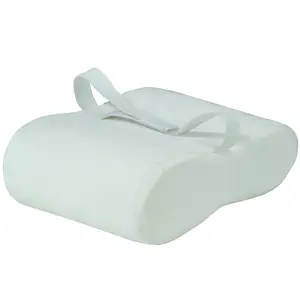 Ergonomic Designed Memory Foam Leg Support Pillow - Washable Velour Cover