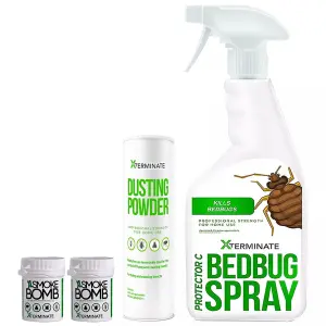 Xterminate Insect Bed Bug Killer Control Kill Treatment Kit 2 Fumers