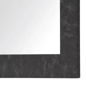 Beliani Retro Wall Mirror PLAISIR Black