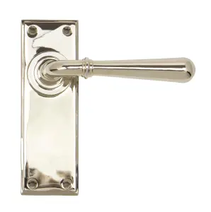 From The Anvil Polished Nickel Newbury Lever Latch Set