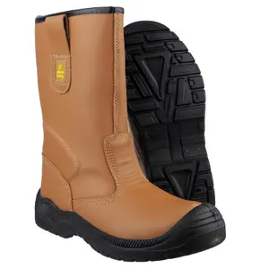 Amblers Safety FS142 Water Resistant Pull On Safety Rigger Boot Tan