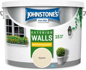 Johnstone's Masonry Paint Magnolia - 10L