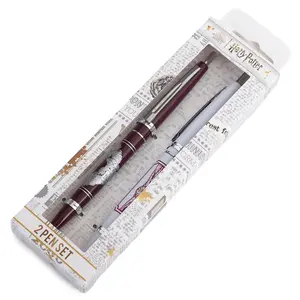 Harry Potter Hedwig Ballpoint Pen (Pack of 2) White/Red (One Size)