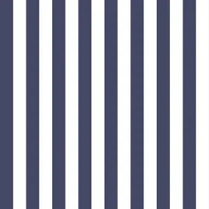 Galerie Simply Stripes 3 Navy Regency Stripe Smooth Wallpaper