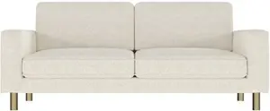 DUSK Soho 3 Seater Sofa - Ivory - Bouclé