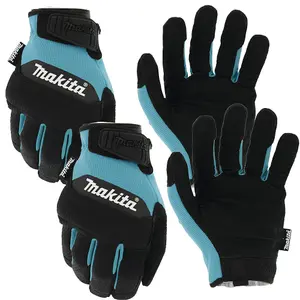 Makita P-84610 Palm Performance Gloves XL 2x Pair  - Durahide Leather EN388