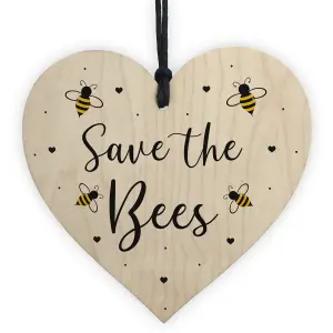 Garden Sign Hanging Door Plaque SAVE THE BEES Summerhouse Shed Sign Home Gift