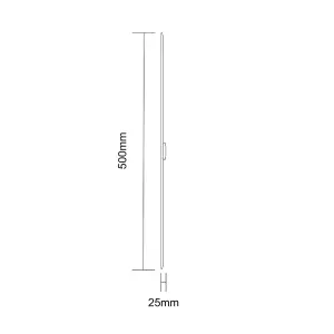 Showerdrape Trinity 50 x 40cm Bevelled Edge Rectangular Bathroom Mirror