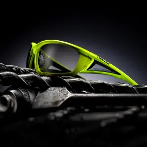 Unilite SG-YIO Safety Glasses with Indoor / Outdoor Lenses - UV Protection - Anti Scratch - Anti Fog Lens