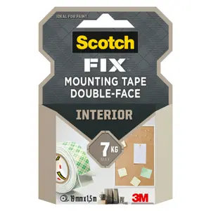 3M Scotch-Fix Interior Green Mounting Tape (L)1.5m (W)19mm