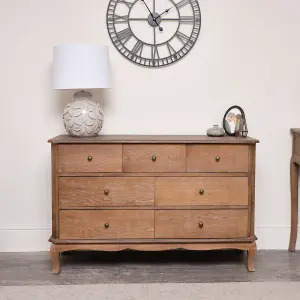 Melody Maison 7 Drawer Wooden Chest of Drawers - Ashwell Range