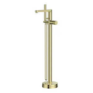 KOKO Freestanding Bath Shower Mixer Tap - Brushed Brass