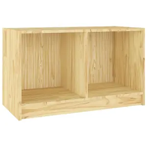 Berkfield TV Cabinet 70x33x42 cm Solid Pinewood