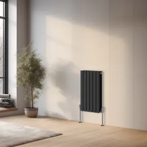 Right Radiators 600x408 mm Horizontal Double Flat Panel Designer Radiator Anthracite