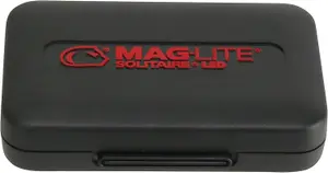 Maglite Solitaire LED 1 Cell AAA Black c/w Gift Box