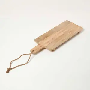 Homescapes Solid Mango Wood Serving Board, 70 x 25 cm