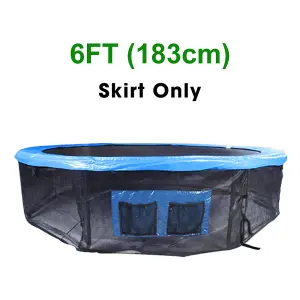 SunDaze Trampoline Base Skirt 6FT Safety Enclosure Surrounds Net Outdoor (183cm)