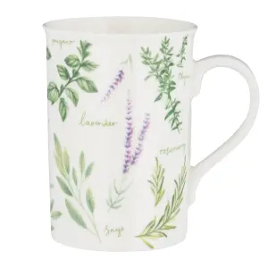 Price & Kensington Set of 6 Garden Herbs Dill & Lavender Mug 300ml