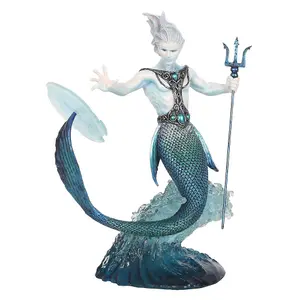 Anne Stokes Water Elemental Wizard Collectable Figurine Blue/White (One Size)