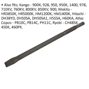 35 x 450mm Impact Chisel - Kango 900 - Demolition Breaker Steel Chisel