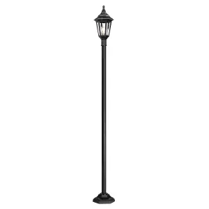 Elstead Kinsale 1 Light Outdoor Coastal Lamp Post Black IP43, E27