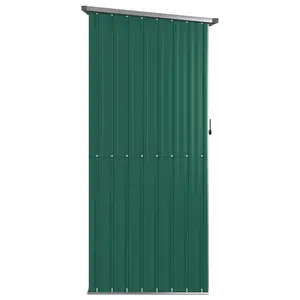 Eas Garden Shed Galvanised Steel Storage Shed Tool Organiser Green