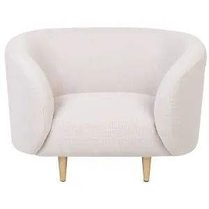 Armchair LOEN Fabric Light Beige