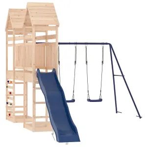 Berkfield Outdoor Playset Solid Wood Pine