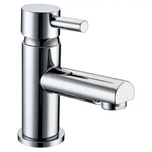 RAK Prima Polished Chrome Modern Basin Sink Mixer Tap Solid Brass