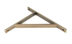 From The Anvil Burnished Brass Chalfont Shelf Bracket (260mm x 200mm)