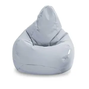 Loft 25 Bean Bag Gamer Chair Living Room Water Resistant Indoor Outdoor Beanbag, Grey