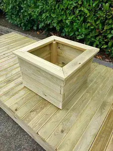 Square Planter - Redwood - L45 x W45 x H34 cm