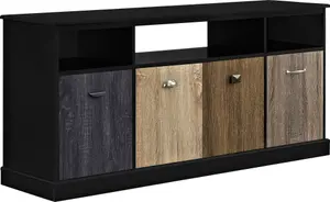 Mercer TV Console with 4 Doors Multicolour/Black