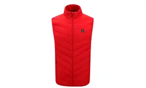 Men's Heated Body Warmer Gilet  RED S