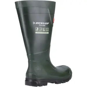 Dunlop TerraPro Full Safety Wellington Green