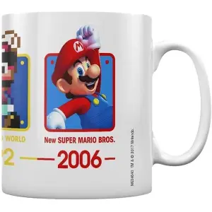 Super Mario Year Mug Multicoloured (One Size)