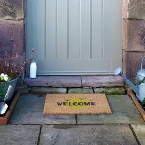 Halloween Welcome Bats Doormat (60 x 40cm)